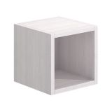 Meyvaser Mueble de salón y TV Conjunto muebles de salón apilable 270 Cm Ancho Color madera y blanco