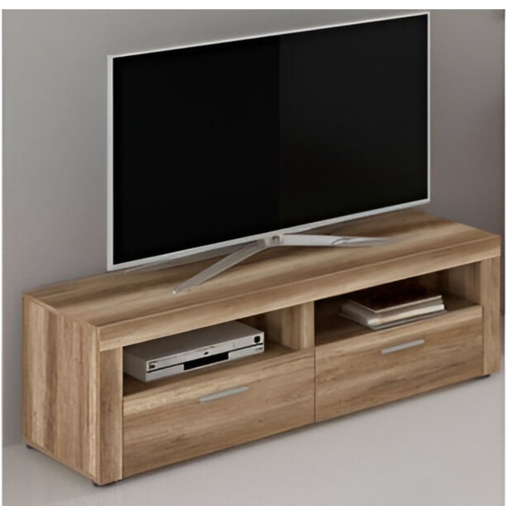 Mueble de Comedor, Mueble Salón, Acabado en Color Cañón, Medidas: 235 cm (Ancho) x 177 cm (Alto) x 41,4 cm (Fondo)