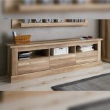 Mueble de Comedor, Mueble Salón, Acabado en Color Cañón, Medidas: 276 cm (Ancho) x 201,6 cm (Alto) x 41,8 cm (Fondo)